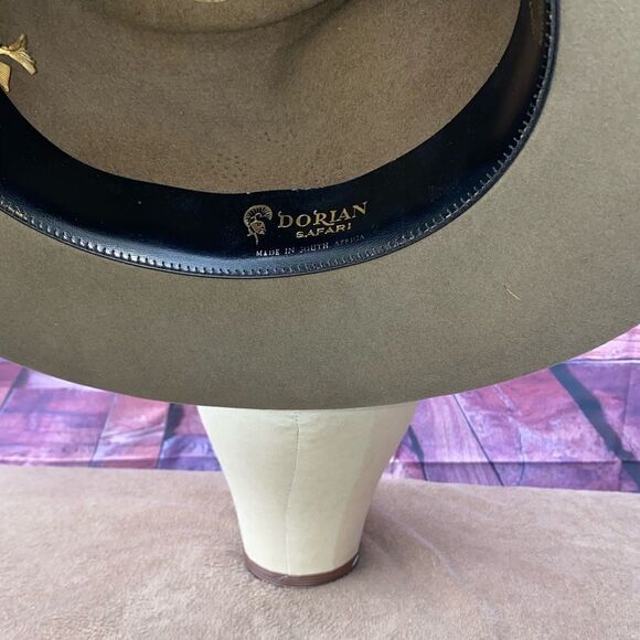 Men’s Dorian safari hat made in South Africa size 7 1/4 - Picture 12 of 13